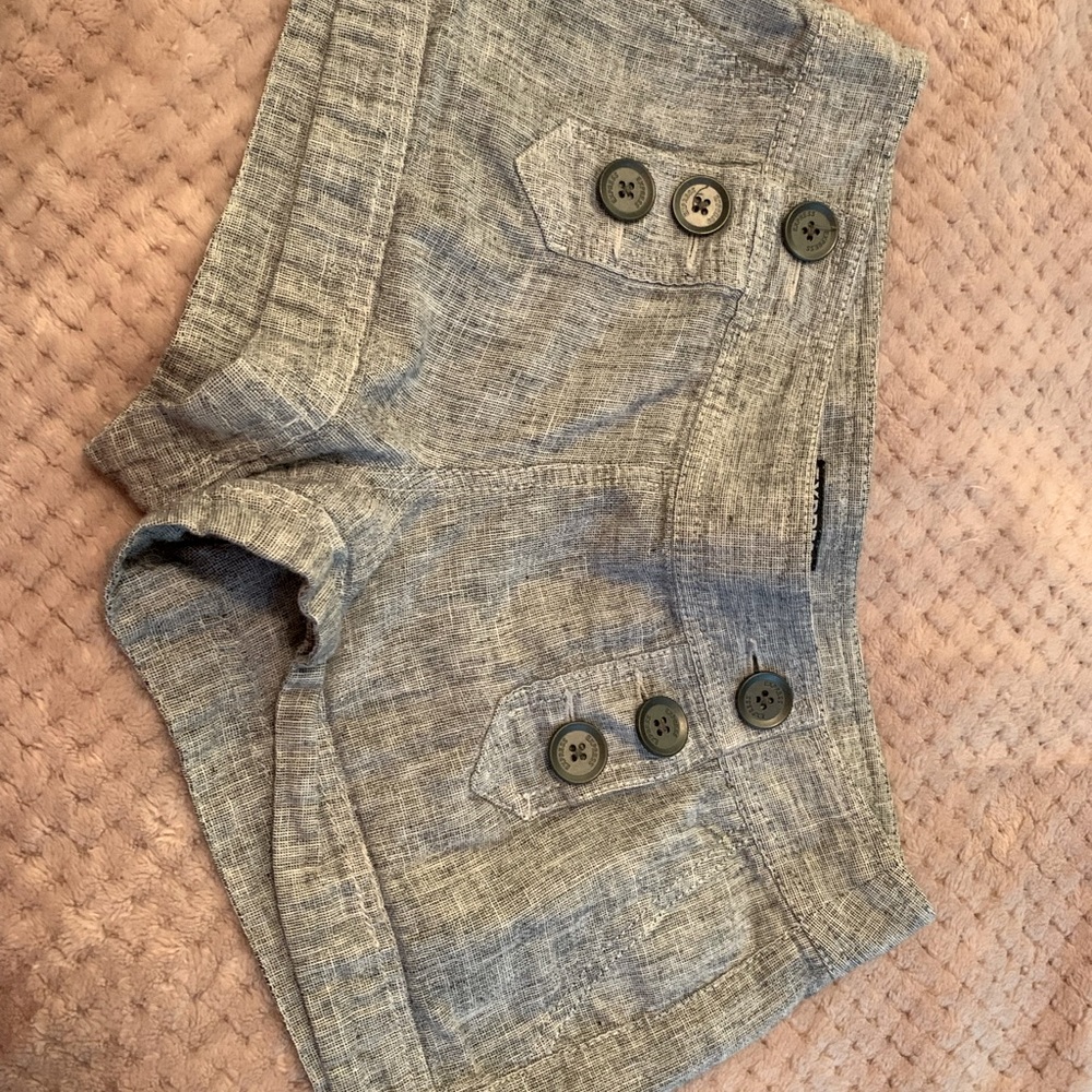 Express linen sailor shorts